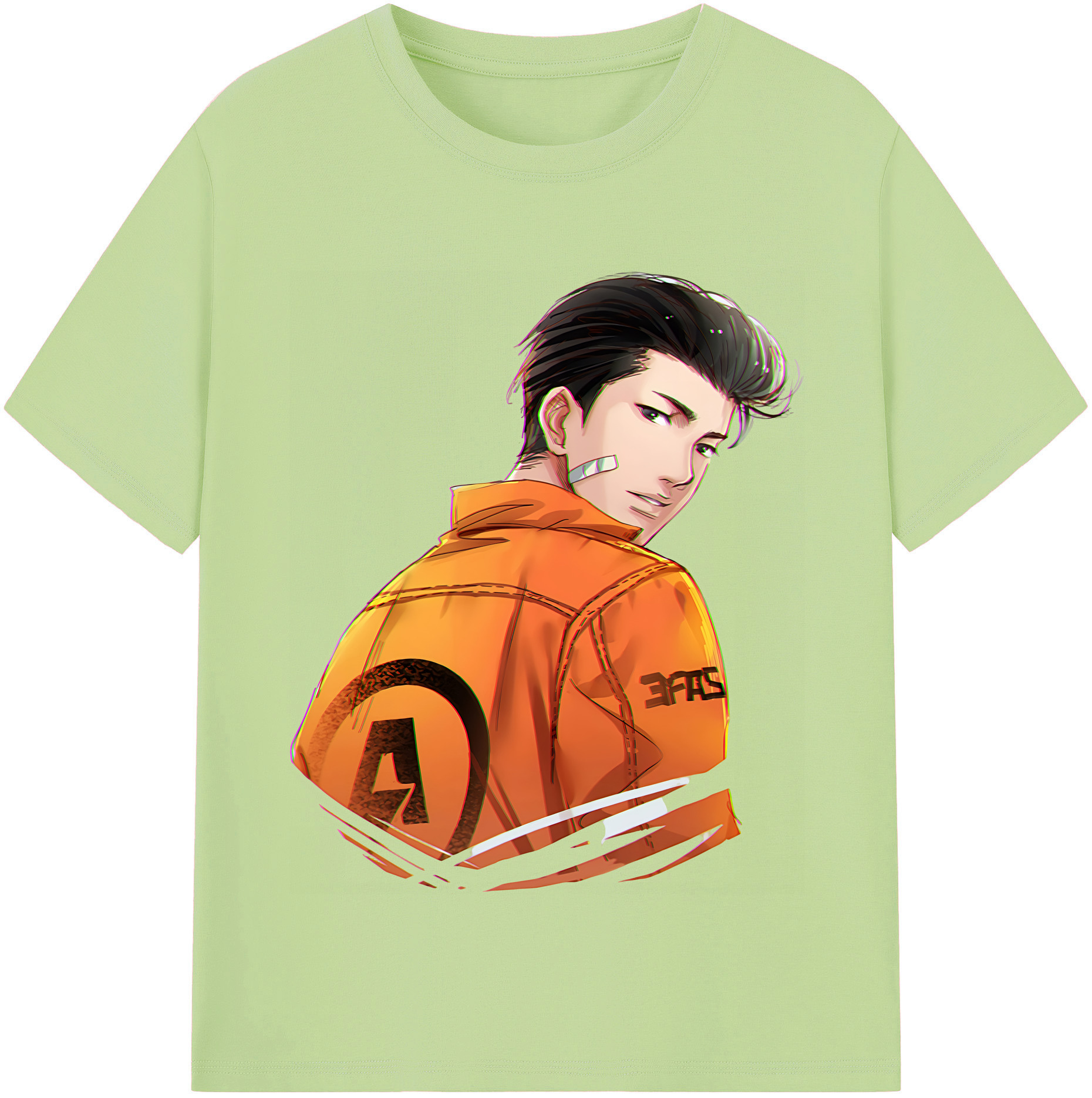 SLAM DUNK／スラムダンク 綿100％半袖Tシャツ（フロントプリント）